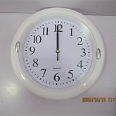 Часы настенные кругл. Белая рамка D24см (40)